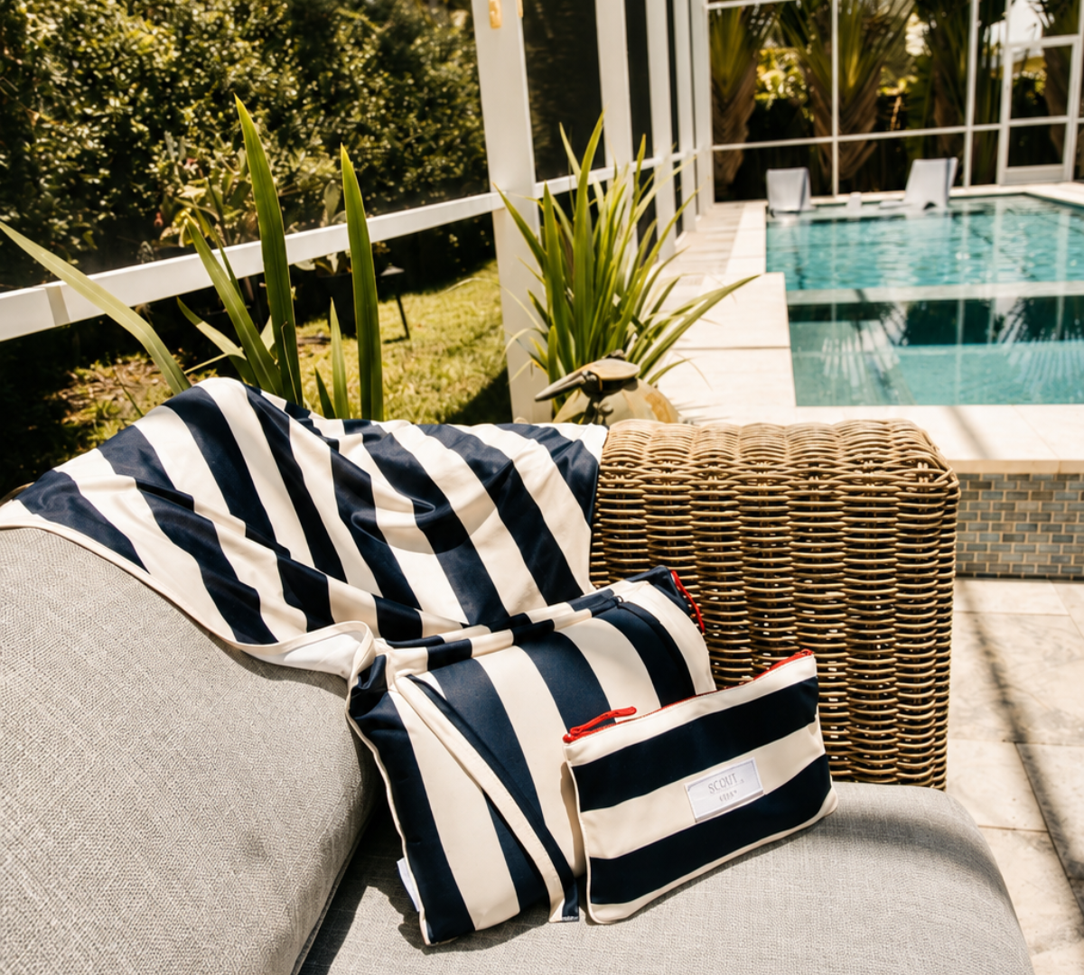 Travel Pillow for Shade and Comfort on a Cozy Couch
